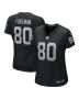 Jeff Foreman 80 Las Vegas Raiders Women’s Game Jersey – Black