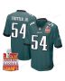 Jeremiah Trotter Jr. 54 Philadelphia Eagles Super Bowl LIX Champions Patch Game Men Jersey – Midnight Green