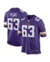 Jeremy Flax 63 Minnesota Vikings Game Men Jersey – Purple