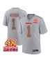 Jerick McKinnon 1 Kansas City Chiefs Super Bowl LVIII Champions 4X Atmosphere Fashion Game Men Jersey – Gray
