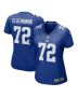 Jermaine Eluemunor 72 New York Giants Women’s Game Jersey – Royal