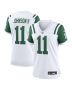 Jermaine Johnson II 11 New York Jets Women’s Classic Alternate Game Jersey – White
