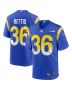 Jerome Bettis 36 Los Angeles Rams Men Game Retired Jersey – Royal