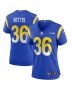 Jerome Bettis 36 Los Angeles Rams Women Game Retired Jersey – Royal