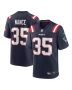 Jim Nance 35 New England Patriots Men Retired Jersey – Navy