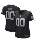 Jim Otto 00 Las Vegas Raiders Women’s Game Retired Player Jersey – Black