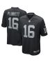 Jim Plunkett 16 Las Vegas Raiders Men Game Retired Jersey – Black