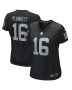 Jim Plunkett 16 Las Vegas Raiders Women Game Retired Jersey – Black