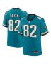 Jimmy Smith 82 Jacksonville Jaguars Prowler Throwback Player Game Men Jersey – Teal