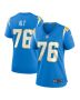 Joe Alt 76 Los Angeles Chargers Women’s Game Jersey – Powder Blue