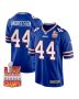 Joe Andreessen 44 Buffalo Bills Super Bowl LIX Champions Patch Game Men Jersey – Royal