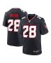 Joe Mixon 28 Houston Texans Game Men Jersey – Navy