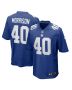 Joe Morrison 40 New York Giants Men Retired Jersey – Royal