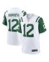 Joe Namath 12 New York Jets Classic Alternate Retired Player Game Men Jersey – White
