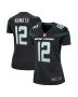 Joe Namath 12 New York Jets Women Retired Jersey – Black