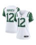 Joe Namath 12 New York Jets Women’s Classic Alternate Retired Player Game Jersey – White