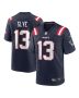 Joey Slye 13 New England Patriots Team Game Men Jersey – Navy