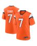 John Elway 7 Denver Broncos Game Retired Men Jersey – Orange