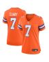 John Elway 7 Denver Broncos Women’s Mile High Collection 1977 Throwback Player Game Jersey – Orange