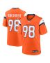 John Franklin-Myers 98 Denver Broncos Team Game Men Jersey – Orange