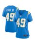 John Kelly Jr. 49 Los Angeles Chargers Women’s Team Game Jersey – Powder Blue