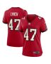 John Lynch 47 Tampa Bay Buccaneers Women Game Retired Jersey – Red