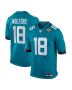 John Wolford 18 Jacksonville Jaguars Team Game Men Jersey – Teal