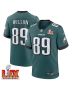 Johnny Wilson #89 Philadelphia Eagles Super Bowl LIX Jersey – Men’s – Midnight Green