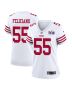 Jon Feliciano 55 San Francisco 49ers Super Bowl LVIII Patch Game Women Jersey – White