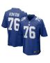 Jon Runyan 76 New York Giants Team Game Men Jersey – Royal