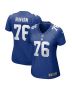 Jon Runyan 76 New York Giants Women’s Game Jersey – Royal