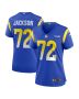 Jonah Jackson 72 Los Angeles Rams Women’s Game Jersey – Royal