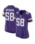 Jonathan Greenard 58 Minnesota Vikings Women’s Game Jersey – Purple
