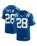 Jonathan Taylor 28 Indianapolis Colts Player Game Men Jersey – Royal