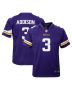 Jordan Addison 3 Minnesota Vikings Team Player Game YOUTH Jersey – Purple