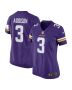 Jordan Addison 3 Minnesota Vikings Women’s Game Jersey – Purple