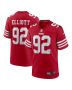 Jordan Elliott 92 San Francisco 49ers Team Game Men Jersey – Scarlet