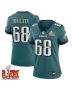Jordan Mailata #68 Philadelphia Eagles Super Bowl LIX Women’s Jersey – Midnight Green