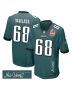 Jordan Mailata 68 Philadelphia Eagles Super Bowl LIX Champions Patch ‘New Orleans – The Ultimate Showdown’ EMBROIDERED Game Men Jersey – Midnight Green