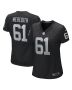 Jordan Meredith 61 Las Vegas Raiders Women’s Team Game Jersey – Black