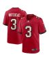 Jordan Whitehead 3 Tampa Bay Buccaneers Game Men Jersey – Red