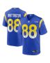 Jordan Whittington 88 Los Angeles Rams Team Game Men Jersey – Royal