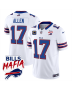 Josh Allen 17 Buffalo Bills Bills Mafia Patch Game Men Jersey – White