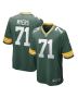 Josh Myers 71 Green Bay Packers Men Game Jersey – Green