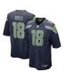 Josh Ross 18 Seattle Seahawks Game Men Jersey – Navy