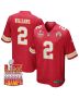 Joshua Williams 2 Kansas City Chiefs Super Bowl LIX Champions Patch Game Men Jersey – Red