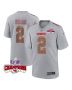 Joshua Williams 2 Kansas City Chiefs Super Bowl LVIII Champions 4 Stars Patch Atmosphere Fashion Game Men Jersey – Gray