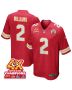Joshua Williams 2 Kansas City Chiefs Super Bowl LVIII Champions 4X Game Men Jersey – Red