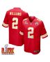Joshua Williams #2 Kansas City Chiefs Super Bowl LIX Jersey – Men’s – Red
