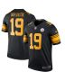 JuJu Smith-Schuster 19 Pittsburgh Steelers Men Color Rush Legend Jersey – Black